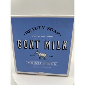 SHOWER MATE BEAUTY SOAP FROM NATURE GOAT MILK MOISTURIZING BOX 12 BARS 38 oz.